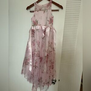 Zunie Pink Floral Kids Dress